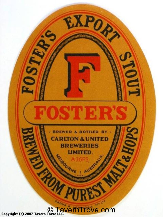 Foster's Export Stout
