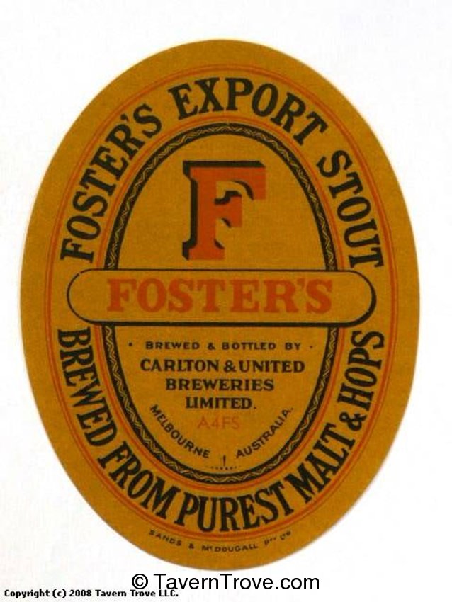 Foster's Export Stout