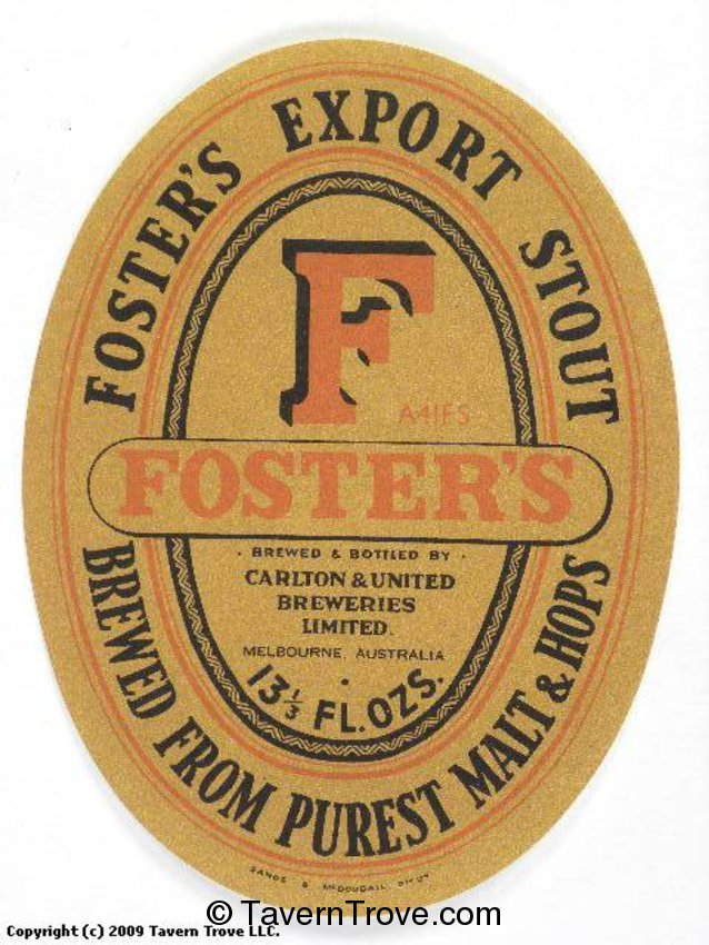 Foster's Export Stout