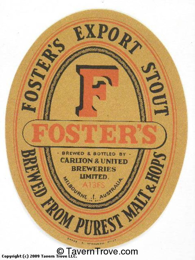 Foster's Export Stout