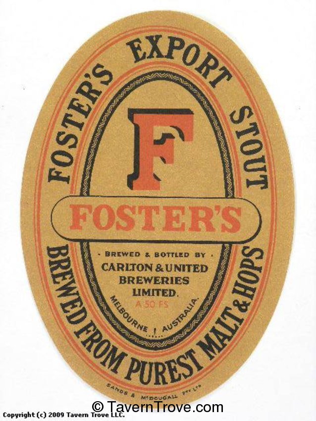 Foster's Export Stout