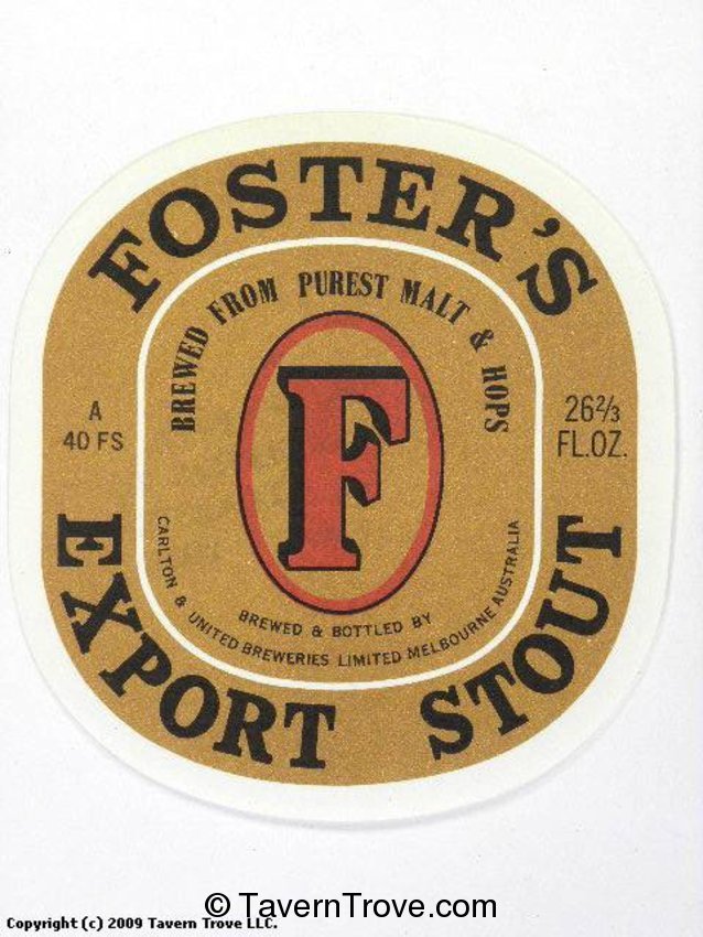 Foster's Export Stout