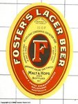 Foster's Lager Beer