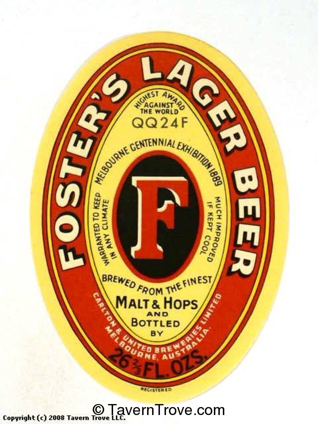 Foster's Lager Beer