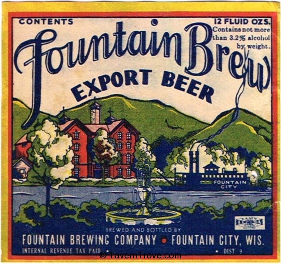 Fountain Brew Export Beer