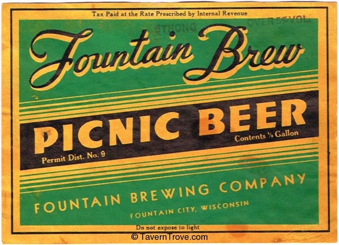 Fountain Brew Picnic Beer