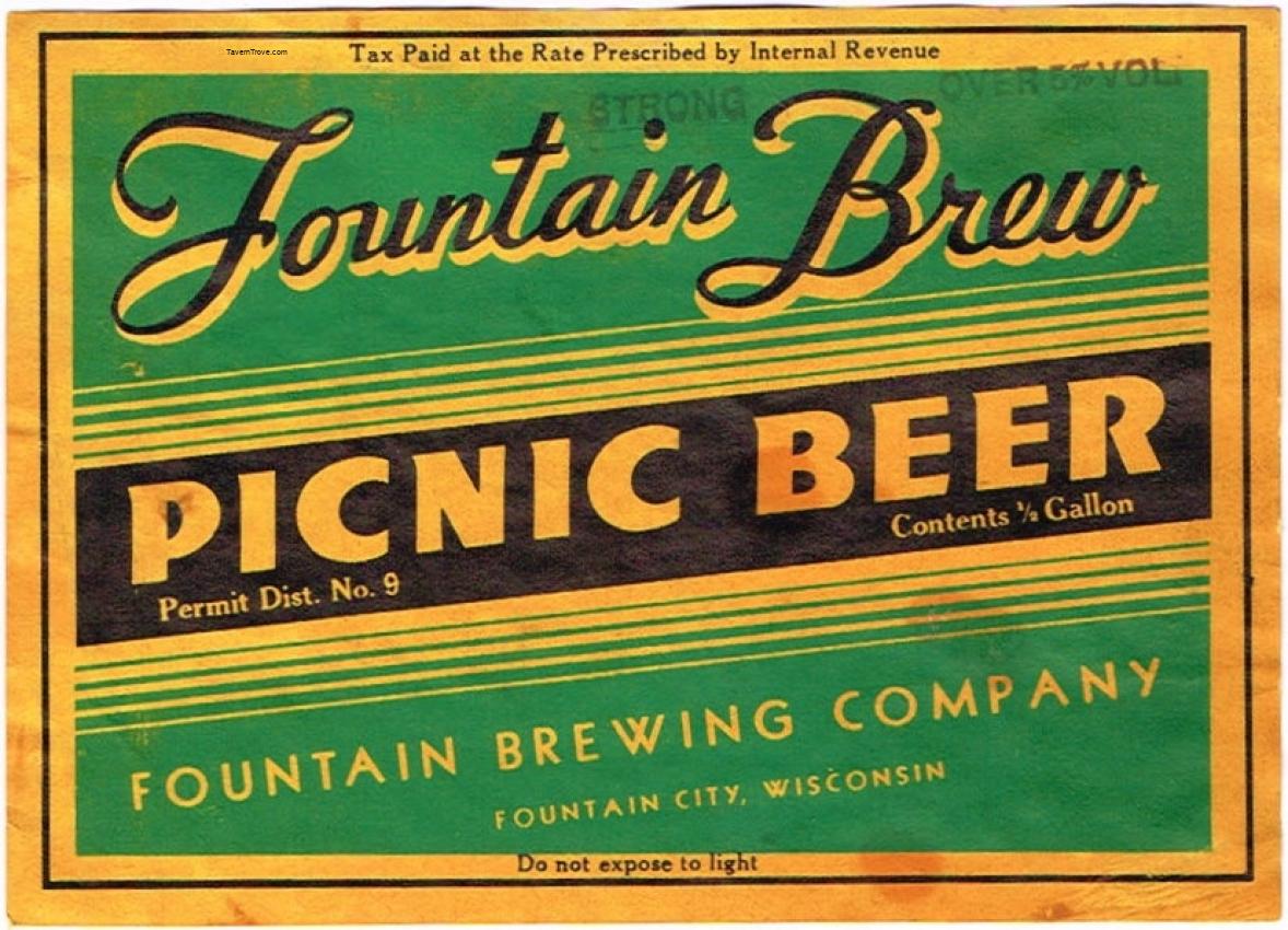 Fountain Brew Picnic Beer