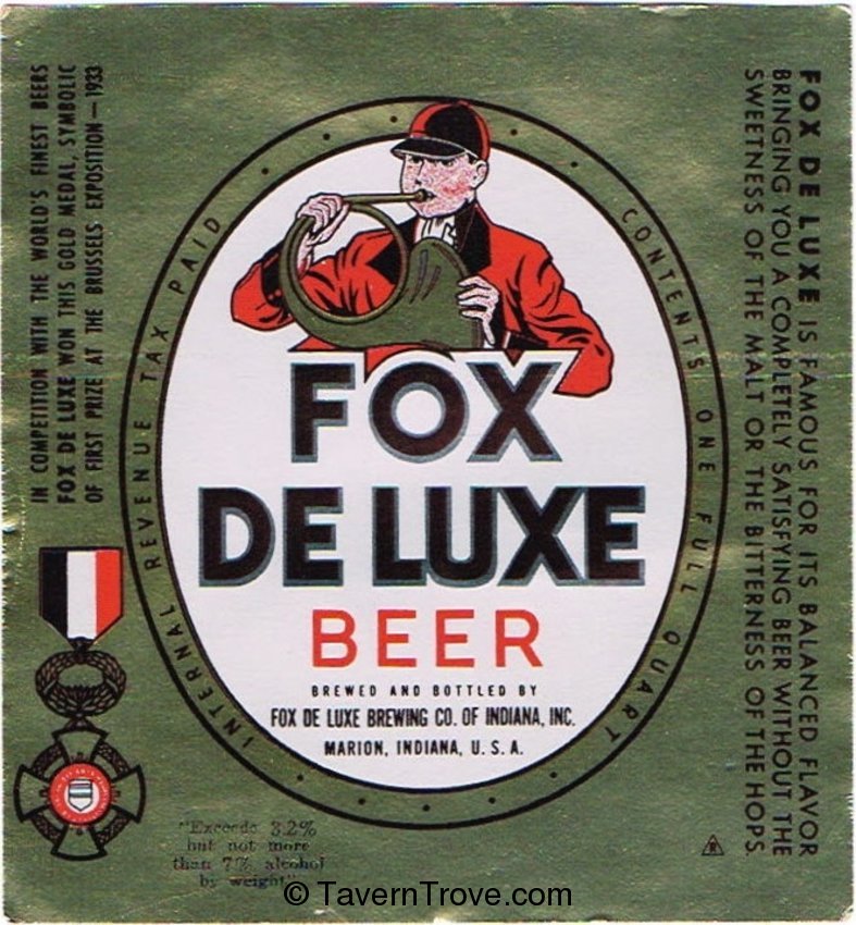 Fox De Luxe Beer