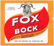 Fox De Luxe Bock Beer