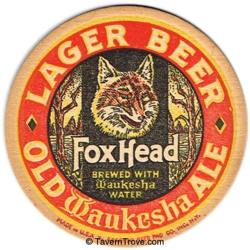 Fox Head Lager Beer/Old Waukesha Ale