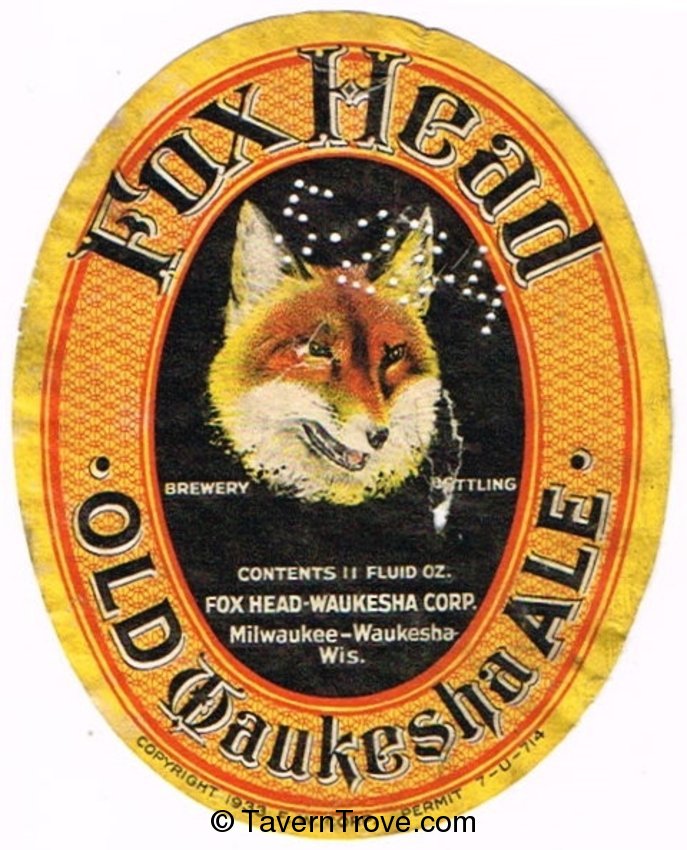 Fox Head Old Waukesha Ale