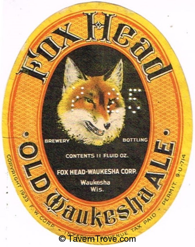 Fox Head Old Waukesha Ale