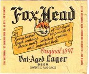 Fox Head Vat-Aged Lager Beer