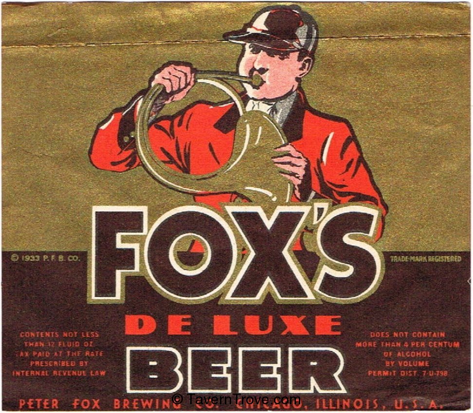 Fox's De Luxe Beer