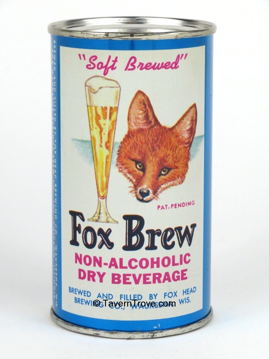 Item 33100 1960 Fox Brew Dry Beverage Flat Top Can 6436