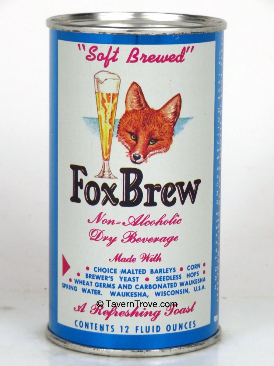 Item 33100 1960 Fox Brew Dry Beverage Flat Top Can 6436