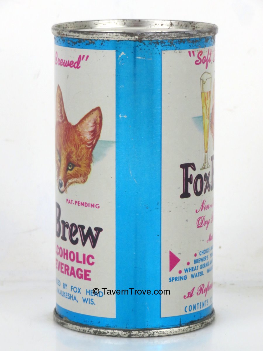 Item 33100 1960 Fox Brew Dry Beverage mpm Flat Top Can 6436