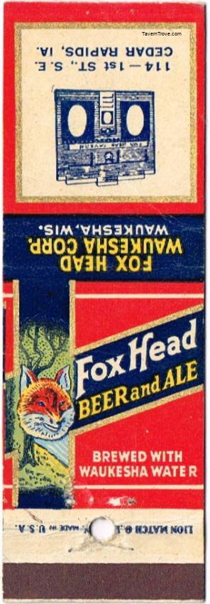 Fox Head Beer and Ale