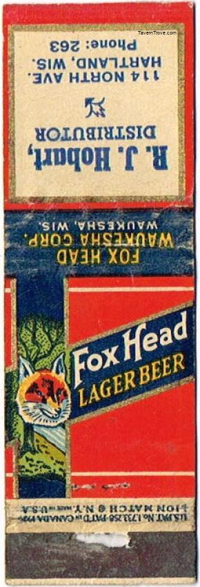 Fox Head Lager Beer