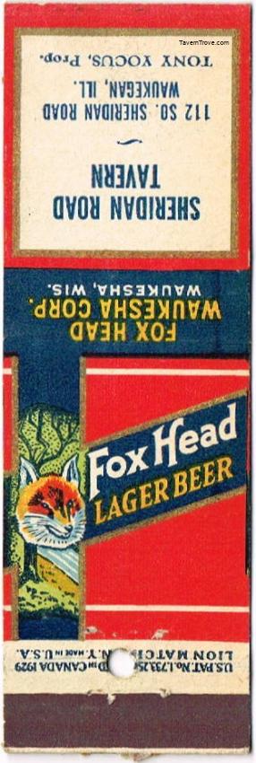 Fox Head Lager Beer
