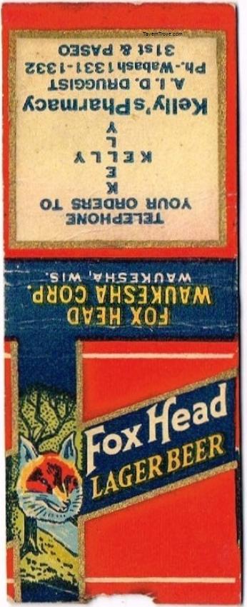 Fox Head Lager Beer