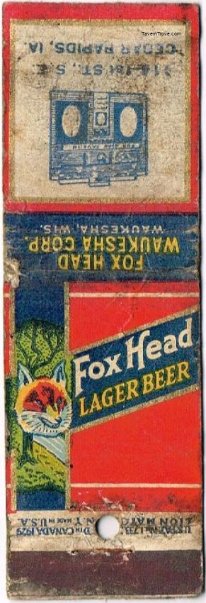 Fox Head Lager Beer