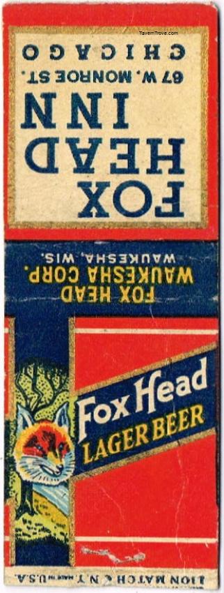 Fox Head Lager Beer