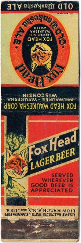 Fox Head Lager Beer/Old Waukesha Ale