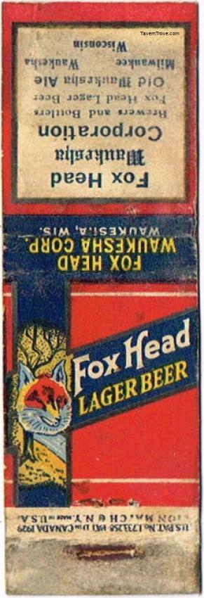 Fox Head Lager Beer/Old Waukesha Ale