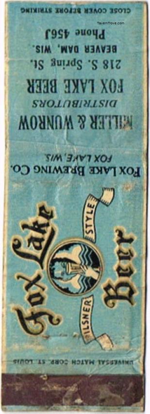 Fox Lake Pilsener Style Beer