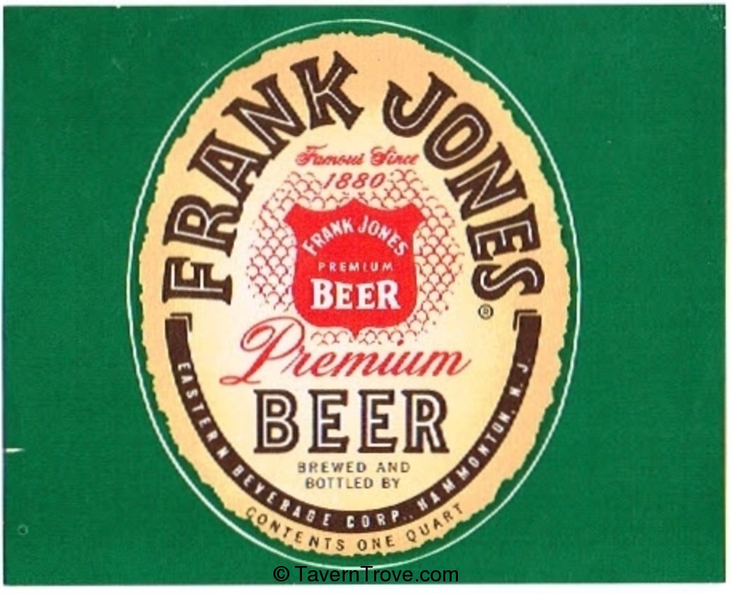 Frank Jones Premium Beer 