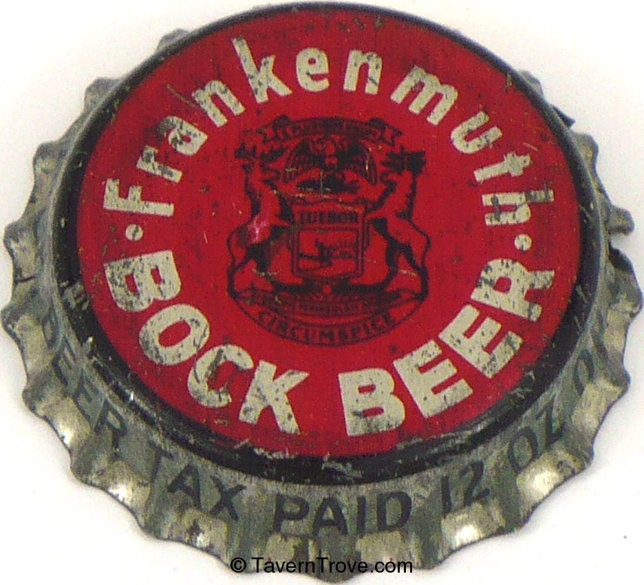 Frankenmuth Bock Beer ~ MI 12oz Tax
