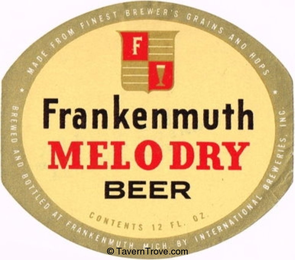 Frankenmuth Mel O Dry Beer
