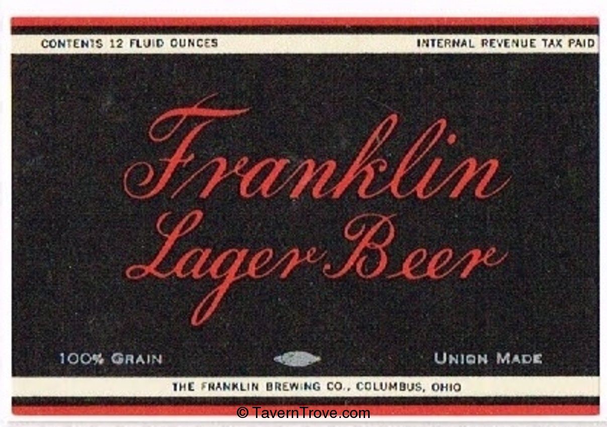 Franklin Lager  Beer