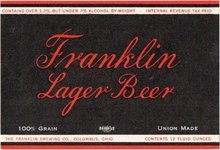 Franklin Lager  Beer