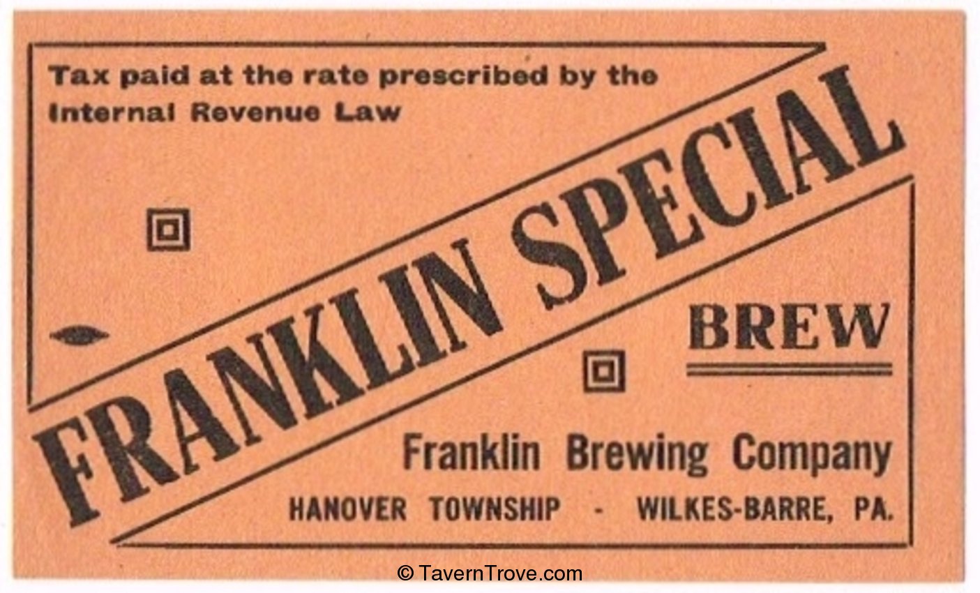 Franklin Special Brew