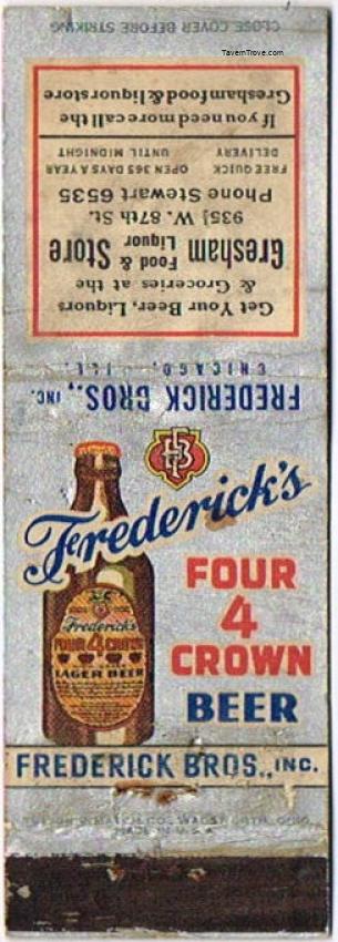 Frederick's 4 Crown Beer