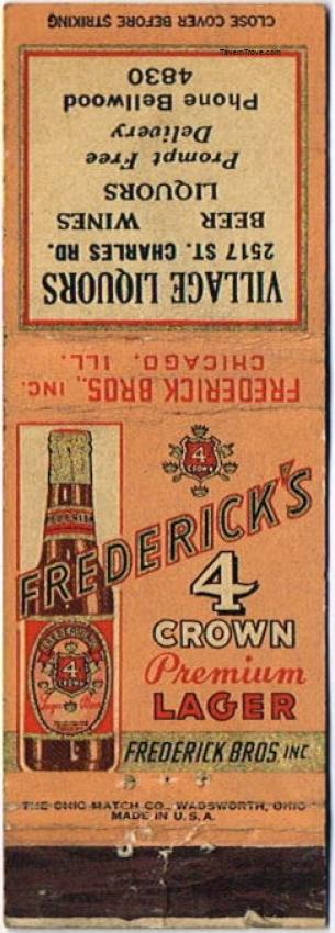 Frederick's 4 Crown Premium Lager Beer