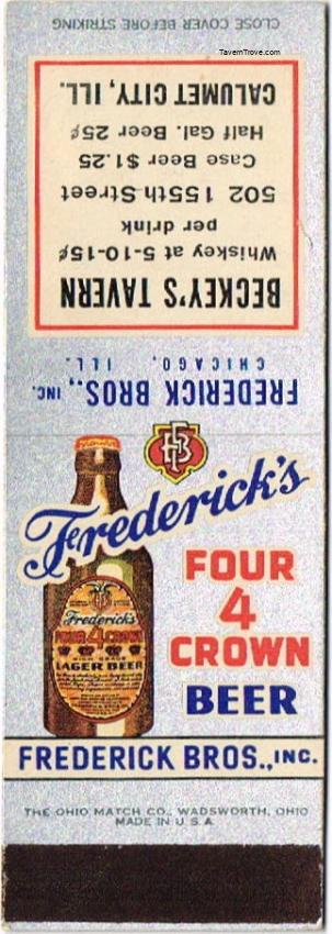 Frederick's 4 Crown Beer