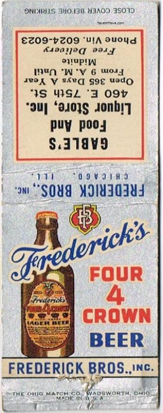 Frederick's 4 Crown Beer