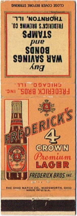 Frederick's 4 Crown Premium Lager Beer