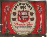 Frederick's Four Crown Special Beer