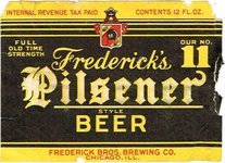 Frederick's Our No. 11 Pilsener Beer