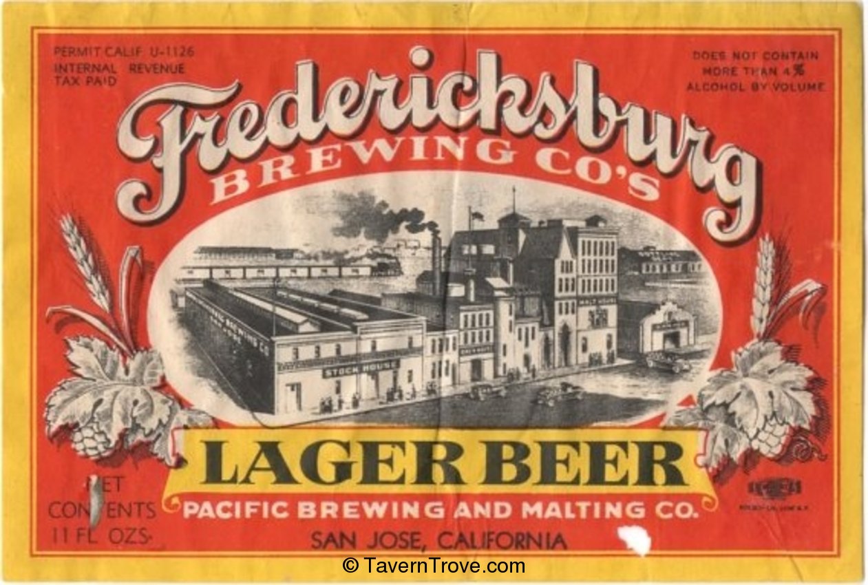 Fredericksburg Lager Beer