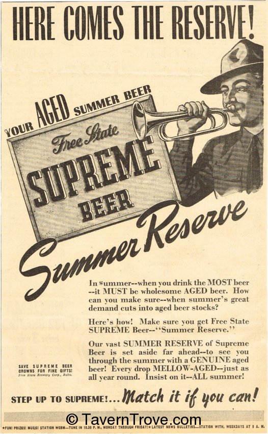 Free State Supreme Beer