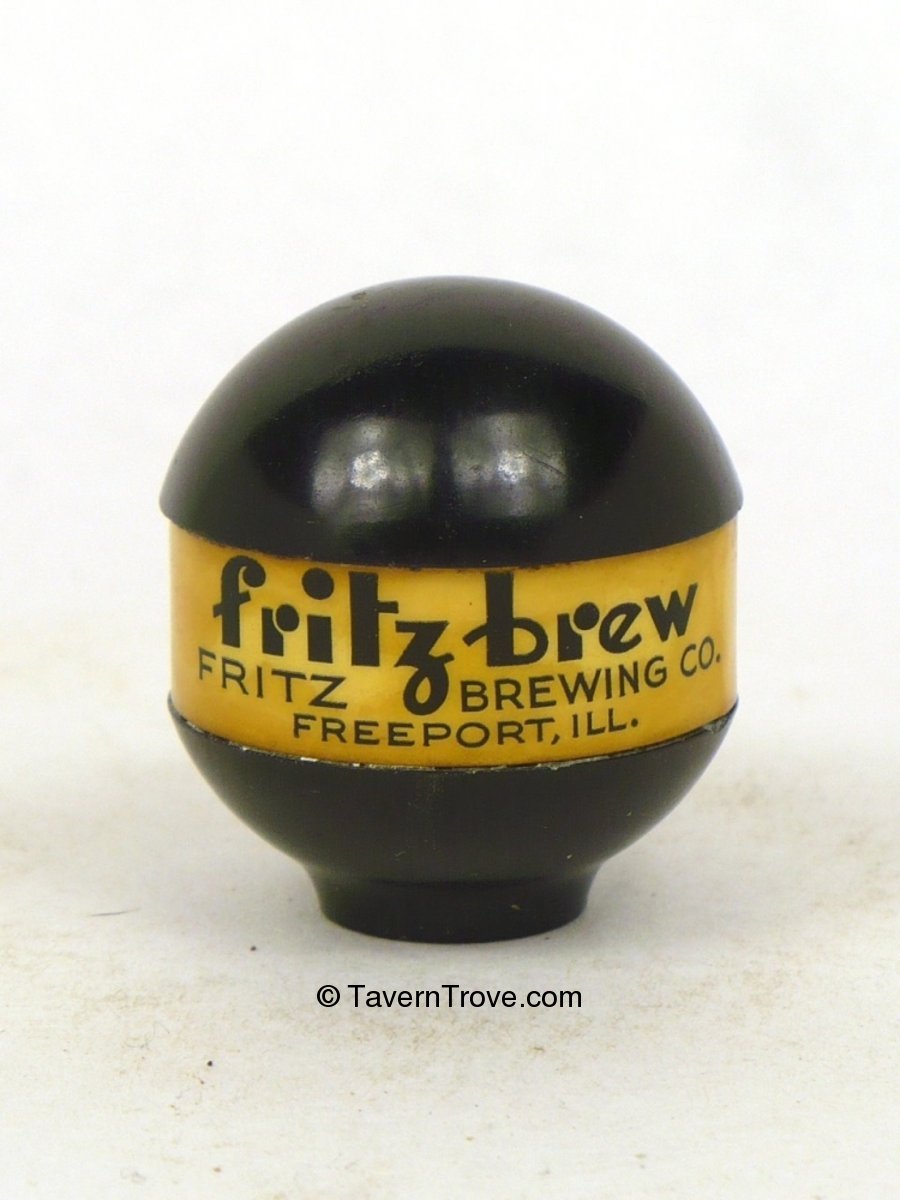 Item 78540 1933 Fritz Brew Beer Ball Knob No Ref.