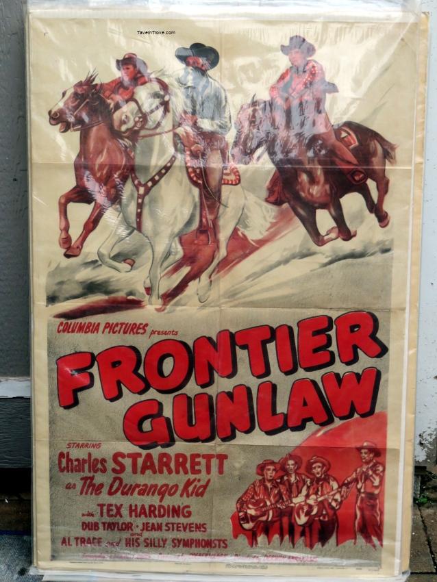 Frontier Gunlaw Dub Taylor Durango Kid Western Movie Poster