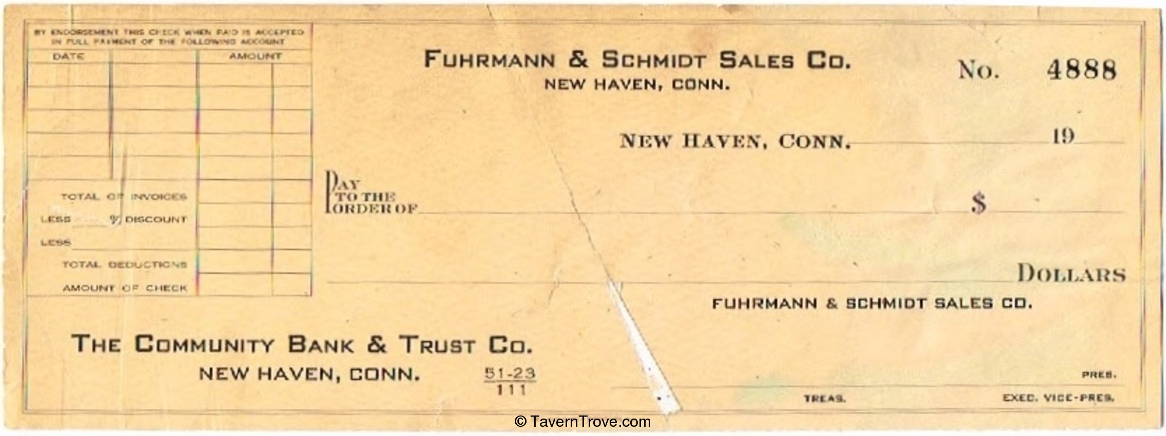 F&S Sales Co., New Haven CT