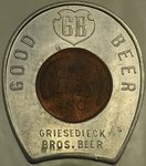 G B Beer Encased Cent