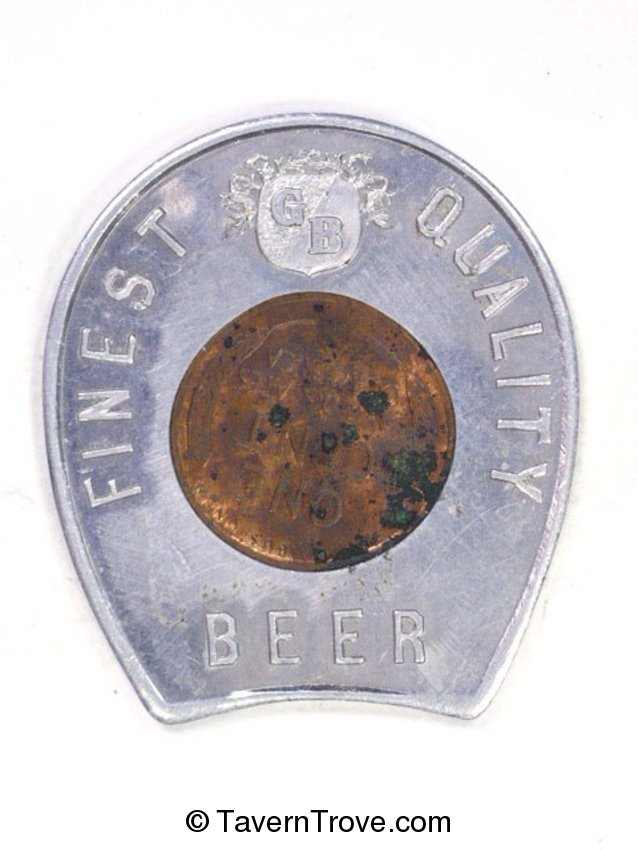 G B Beer Encased Cent